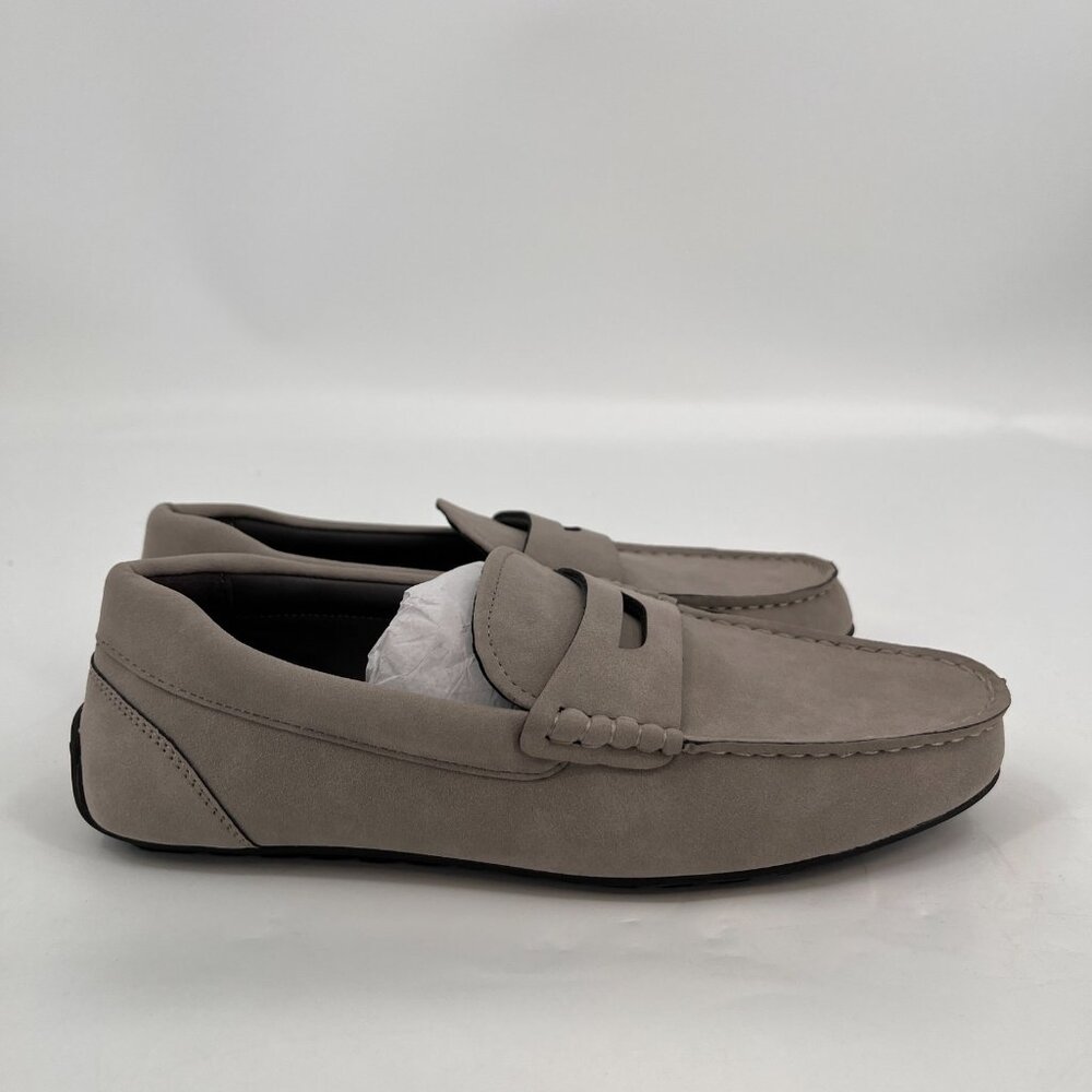 Alfani Men's Marco Slip-on Penny Drivers Size 12 in Grey Loafer Comfort Travel - Picture 6 of 12